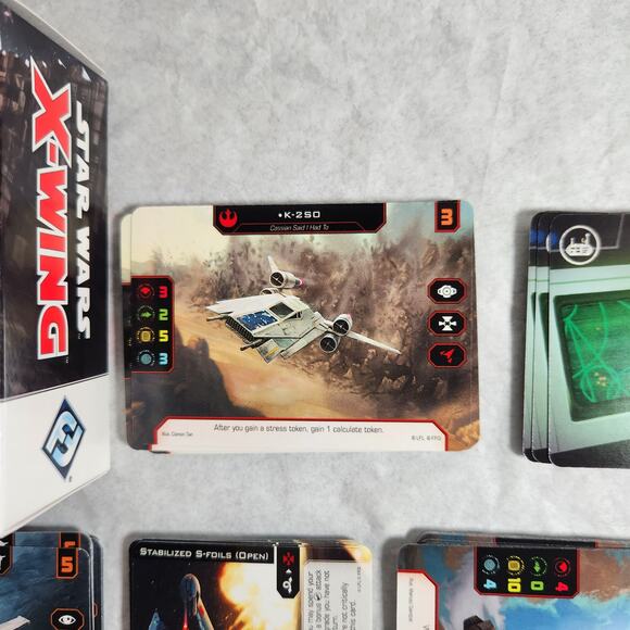 Star Wars X-Wing Fantasy Flight Games Open Play Card Game New Open Box - Picture 2 of 10